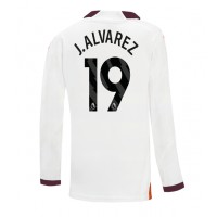Dres Manchester City Julian Alvarez #19 Preč 2023-24 Dlhy Rukáv